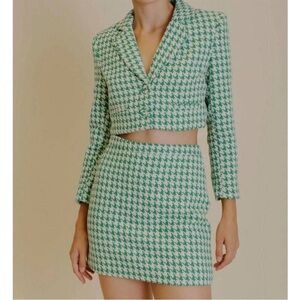 Aureum Houndstooth Skirt🥑
